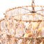 Eichholtz Lighting Chandelier Amazone L - Nickel Finish with Clear Crystal Glass House of Isabella UK