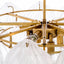Eichholtz Lighting Chandelier Novida - Antique Brass finish House of Isabella UK