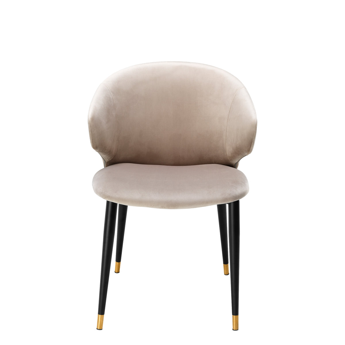 Eichholtz Dining Dining Chair Volante Beige Velvet House of Isabella UK