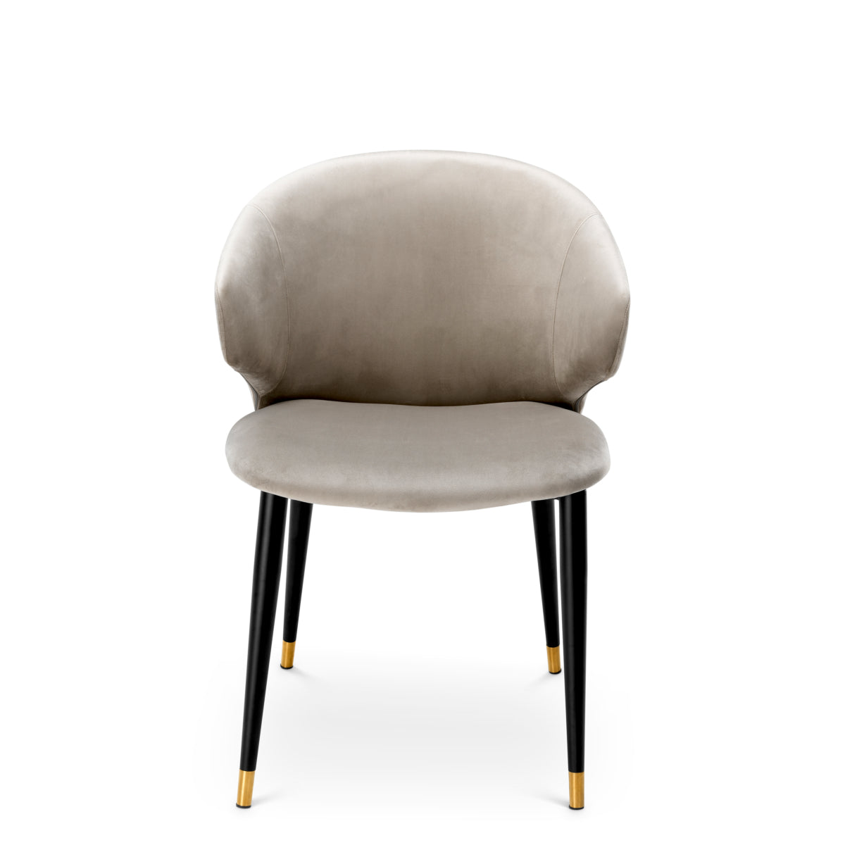 Eichholtz Dining Dining Chair Volante Beige Velvet House of Isabella UK