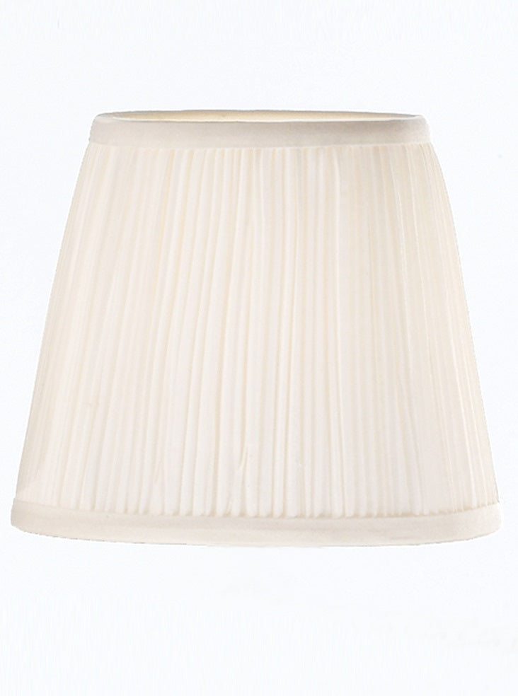White Pleat Candle Shade