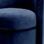Eichholtz Living Stool Arcadia Savona midnight blue velvet House of Isabella UK
