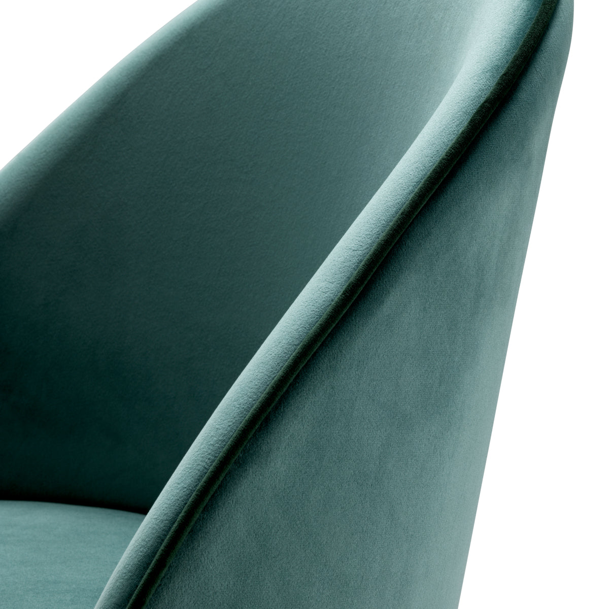 Eichholtz Dining Dining Chair Cooper set of 2 Turquoise Velvet House of Isabella UK