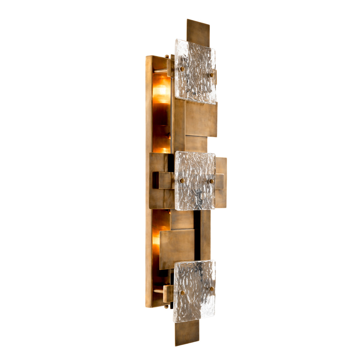 Eichholtz Lighting WALL LAMP LANGHAM VINTAGE BRASS FINISH House of Isabella UK