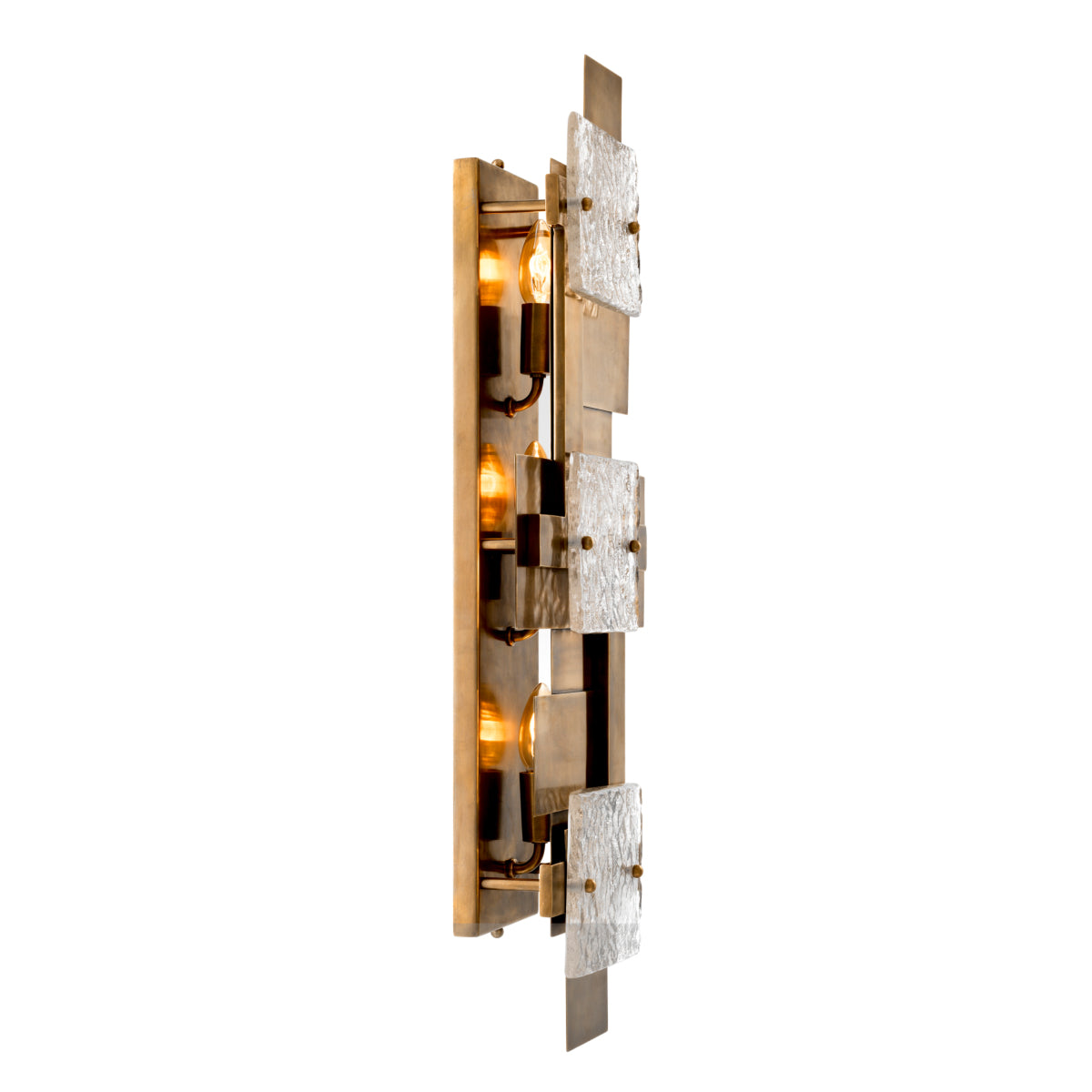 Eichholtz Lighting WALL LAMP LANGHAM VINTAGE BRASS FINISH House of Isabella UK