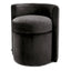 Eichholtz Living STOOL ARCADIA - ROCHE DARK GREY VELVET House of Isabella UK