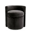 Eichholtz Living STOOL ARCADIA - ROCHE DARK GREY VELVET House of Isabella UK
