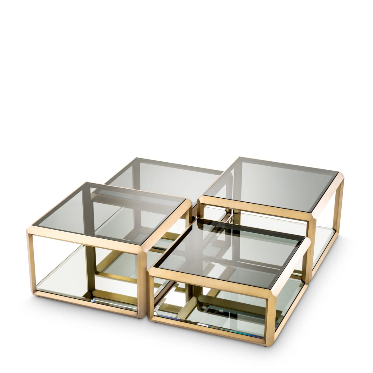 Eichholtz Coffee Table Callum - Brushed Brass Finish House of Isabella UK