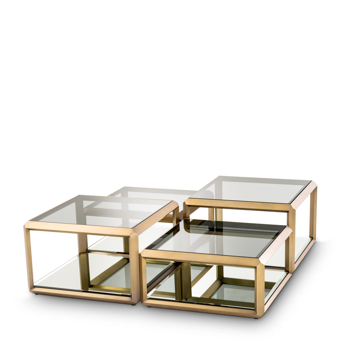 Eichholtz Coffee Table Callum - Brushed Brass Finish House of Isabella UK