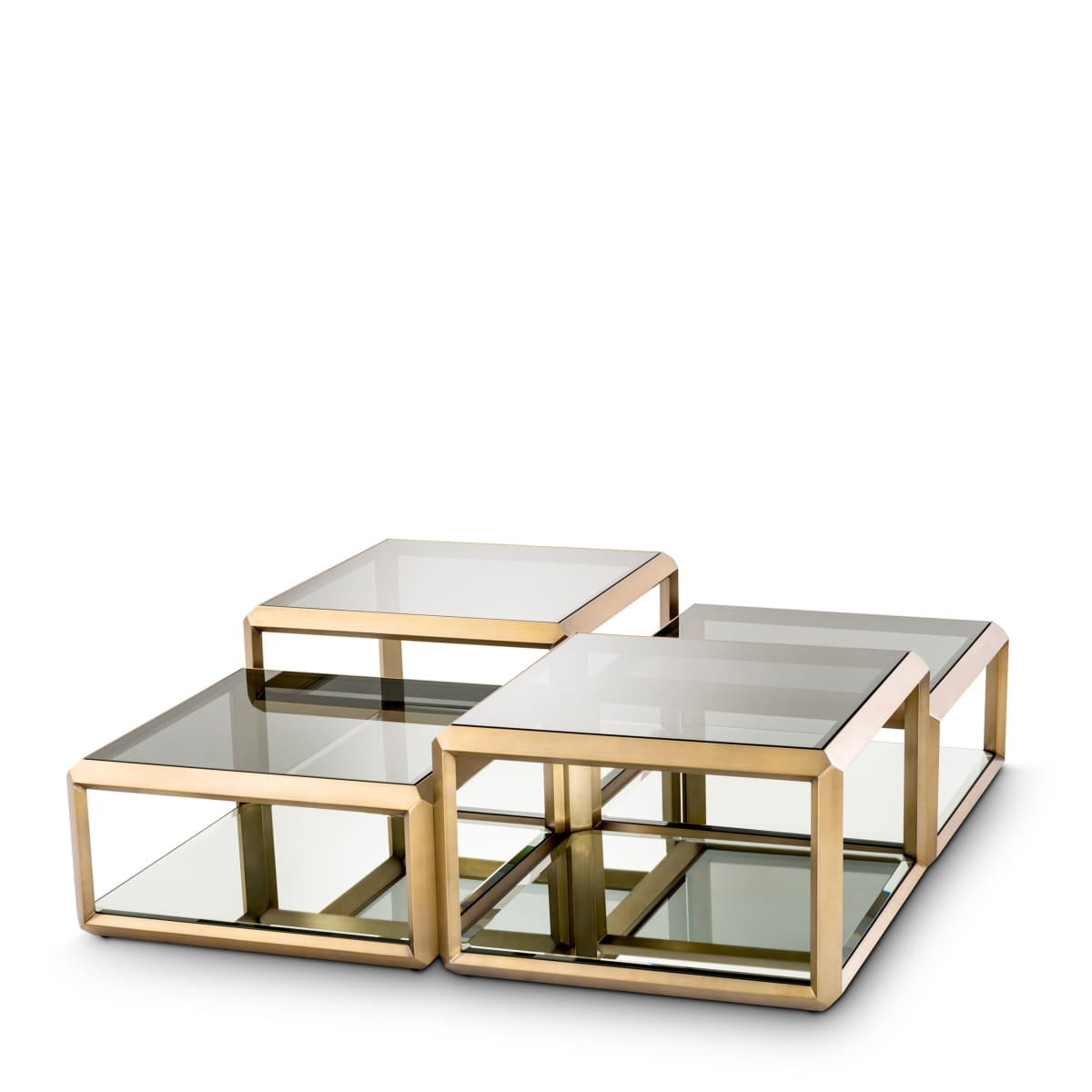 Eichholtz Coffee Table Callum - Brushed Brass Finish House of Isabella UK