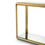 Eichholtz Console Table Callum - Brushed Brass Finish House of Isabella UK