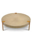 Eichholtz Living Coffee Table Oxnard - Washed Oak Veneer & Brushed Brass House of Isabella UK