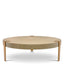 Eichholtz Living Coffee Table Oxnard - Washed Oak Veneer & Brushed Brass House of Isabella UK