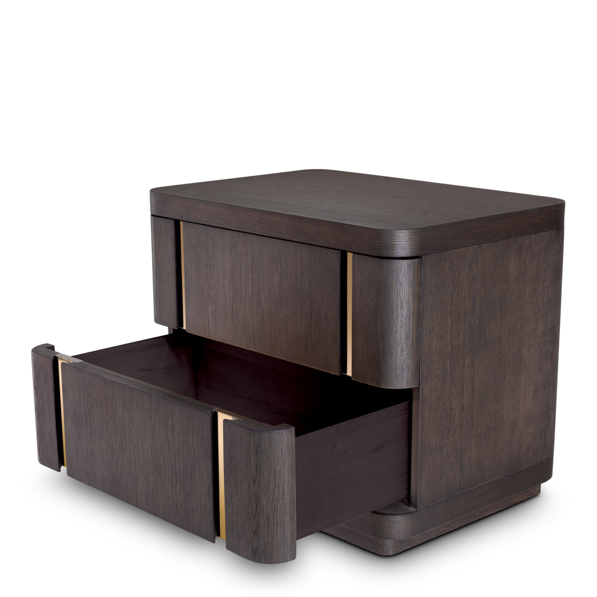 Eichholtz Living Side Table Modesto - Mocha Oak Veneer House of Isabella UK