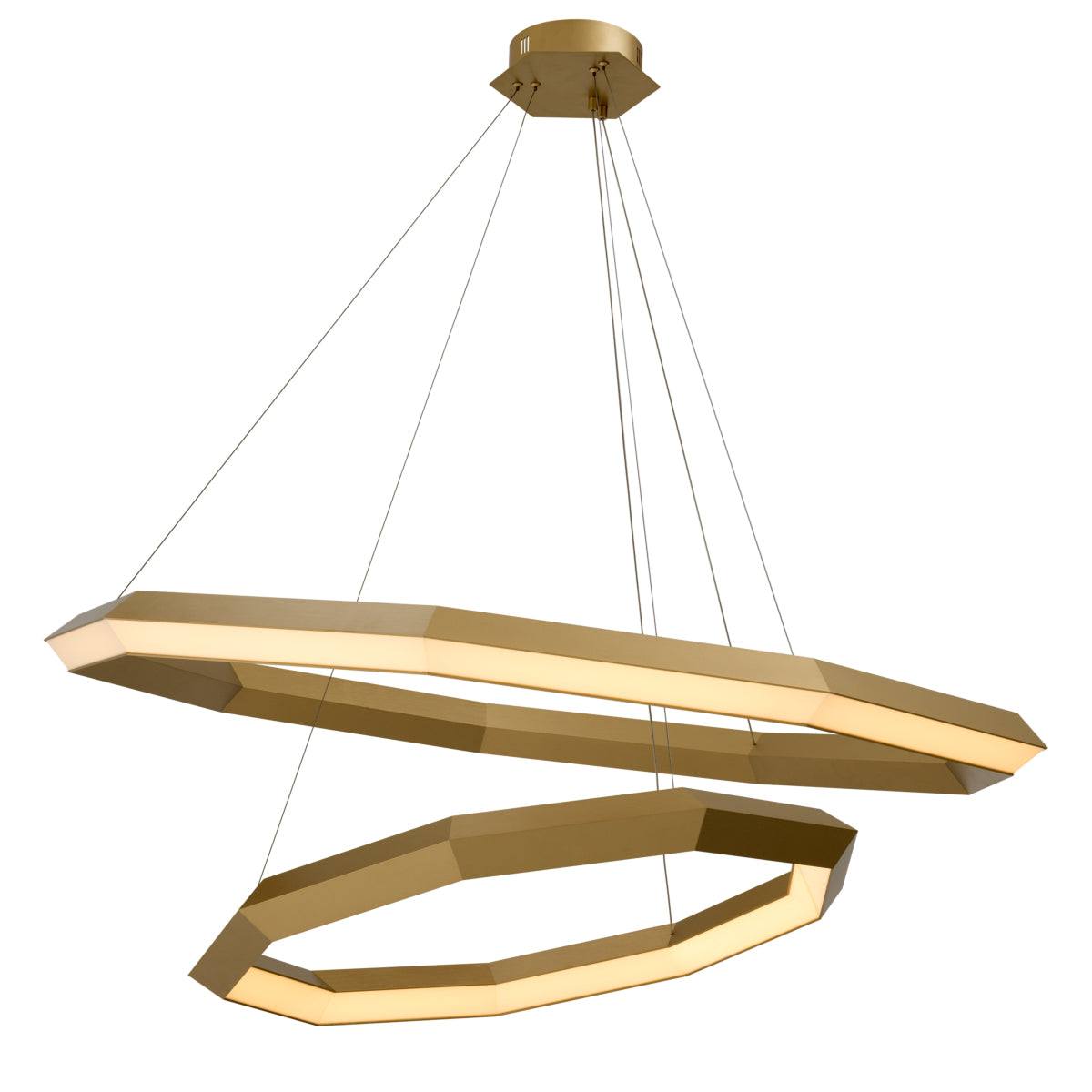 Eichholtz Lighting Helvetia LED Polygon Chanderlier House of Isabella UK