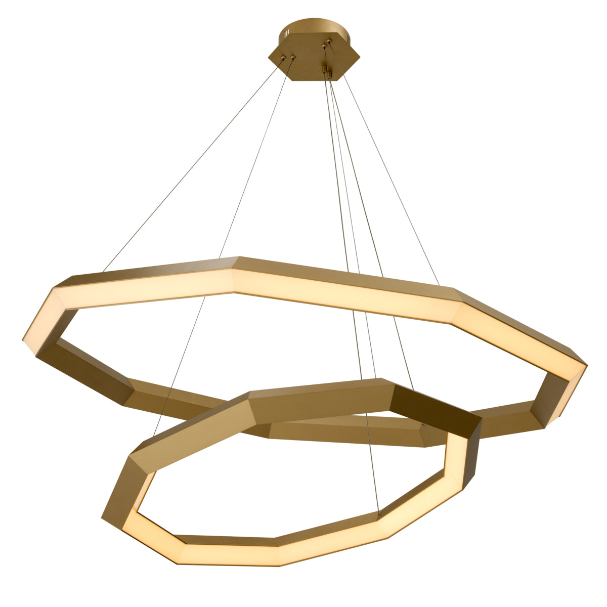 Eichholtz Lighting Helvetia LED Polygon Chanderlier House of Isabella UK