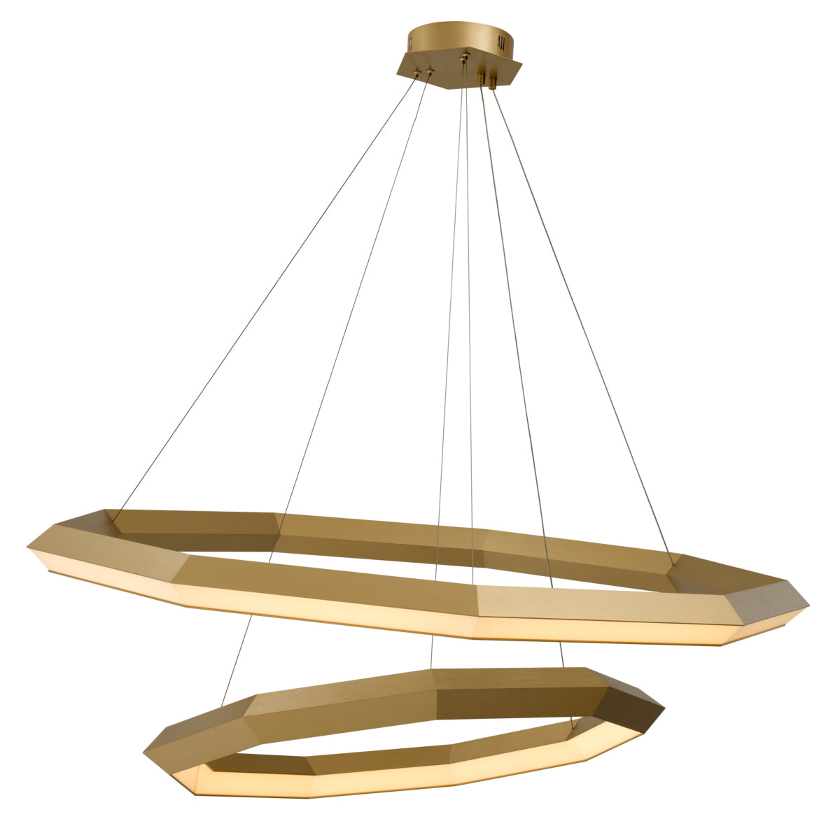 Eichholtz Lighting Helvetia LED Polygon Chanderlier House of Isabella UK