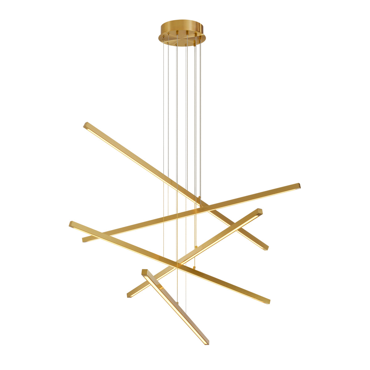 Eichholtz Living Chandelier Kimpton - Antique Brass Finish House of Isabella UK