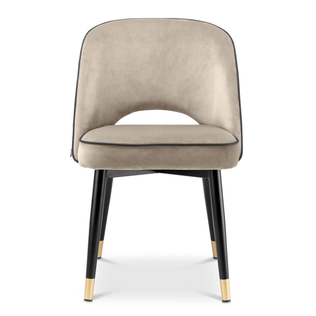 Eichholtz Dining Dining Chair Cliff set of 2 Savona greige velvet House of Isabella UK