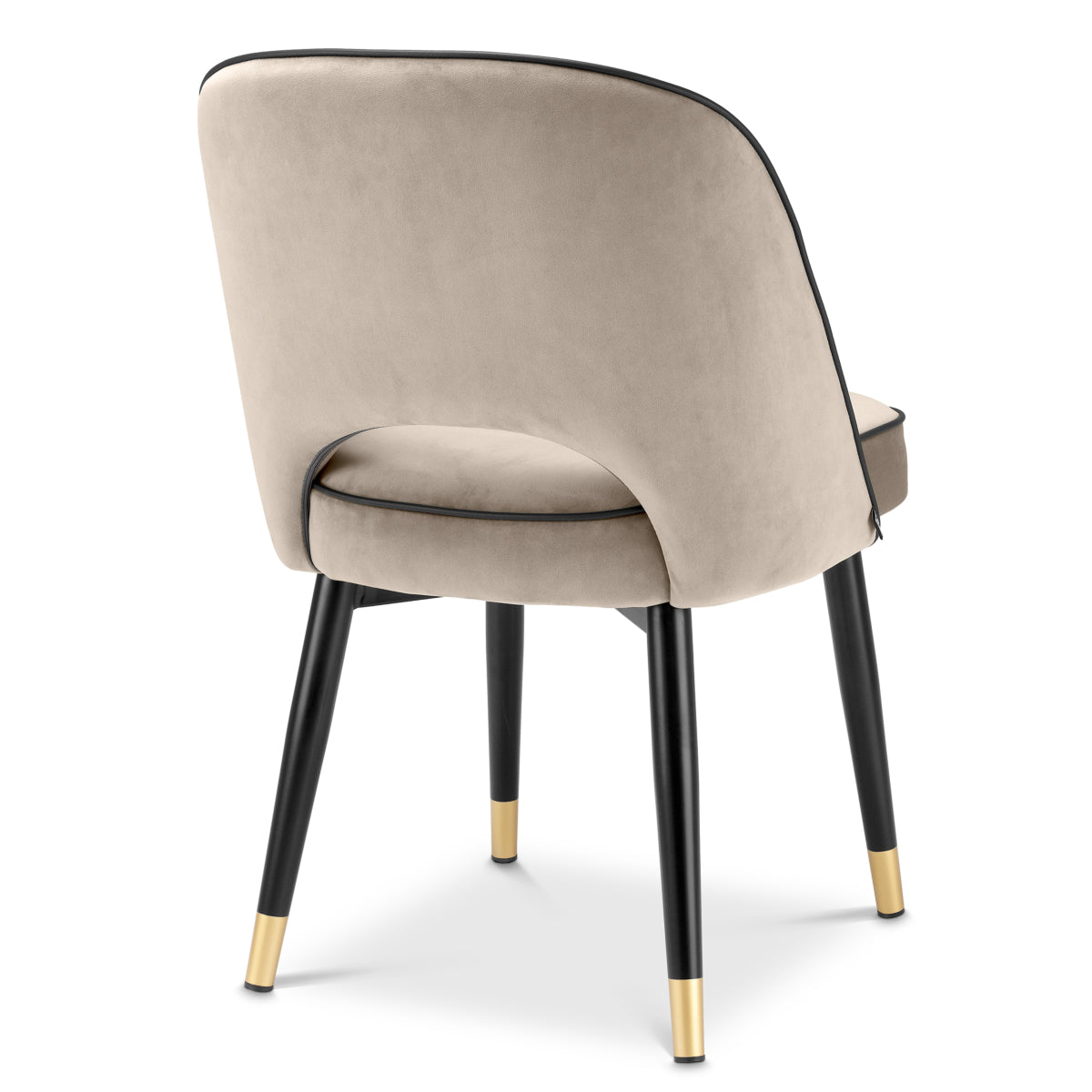 Eichholtz Dining Dining Chair Cliff set of 2 Savona greige velvet House of Isabella UK