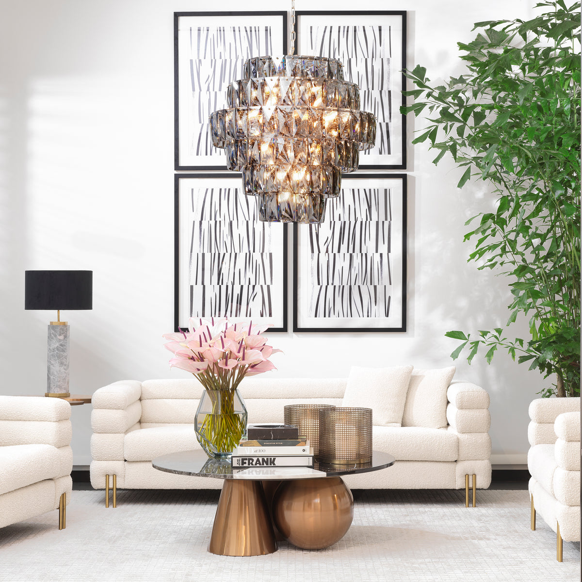 Eichholtz Living Sofa York - Boucle Cream House of Isabella UK