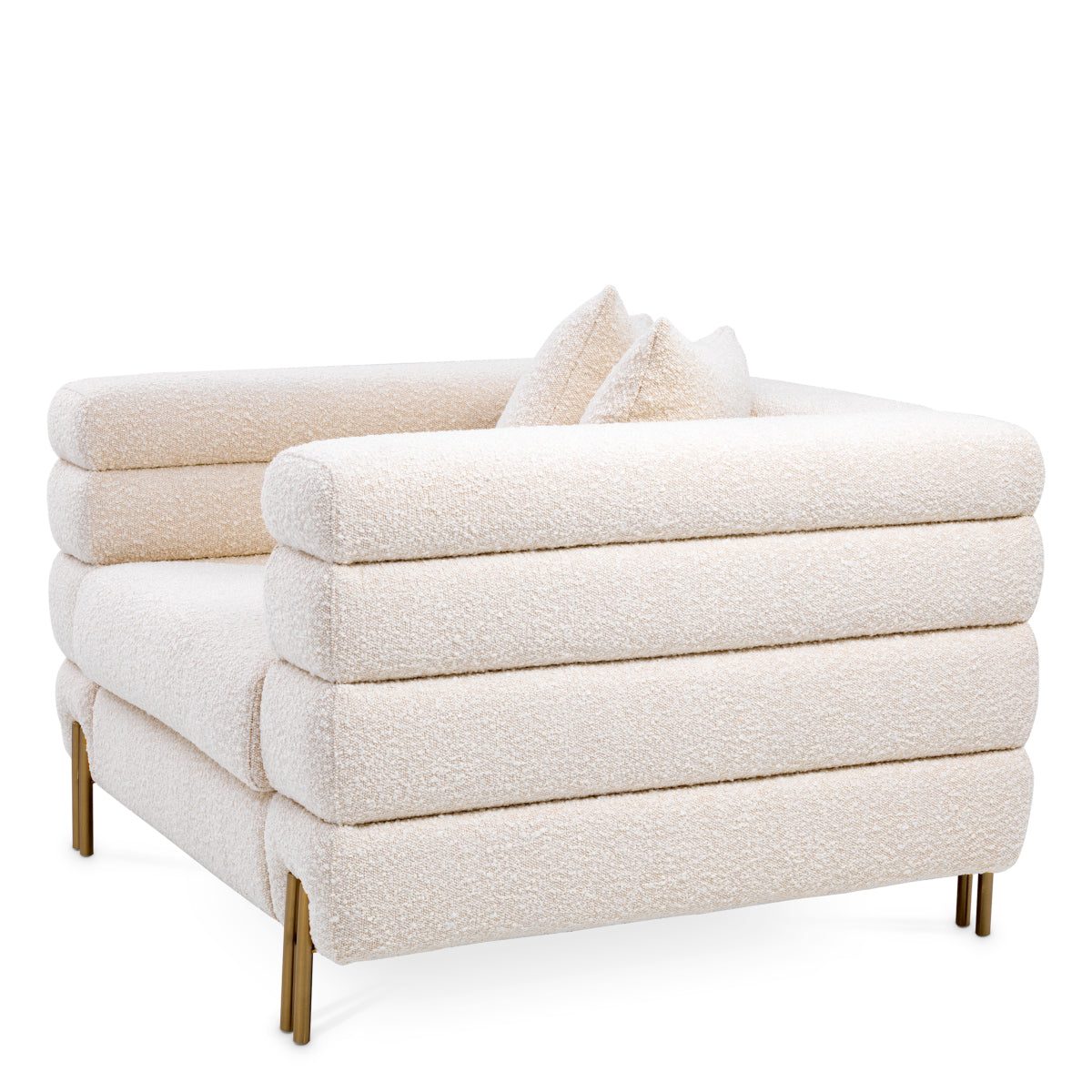 Eichholtz Living Chair York - BouclÃ© cream House of Isabella UK