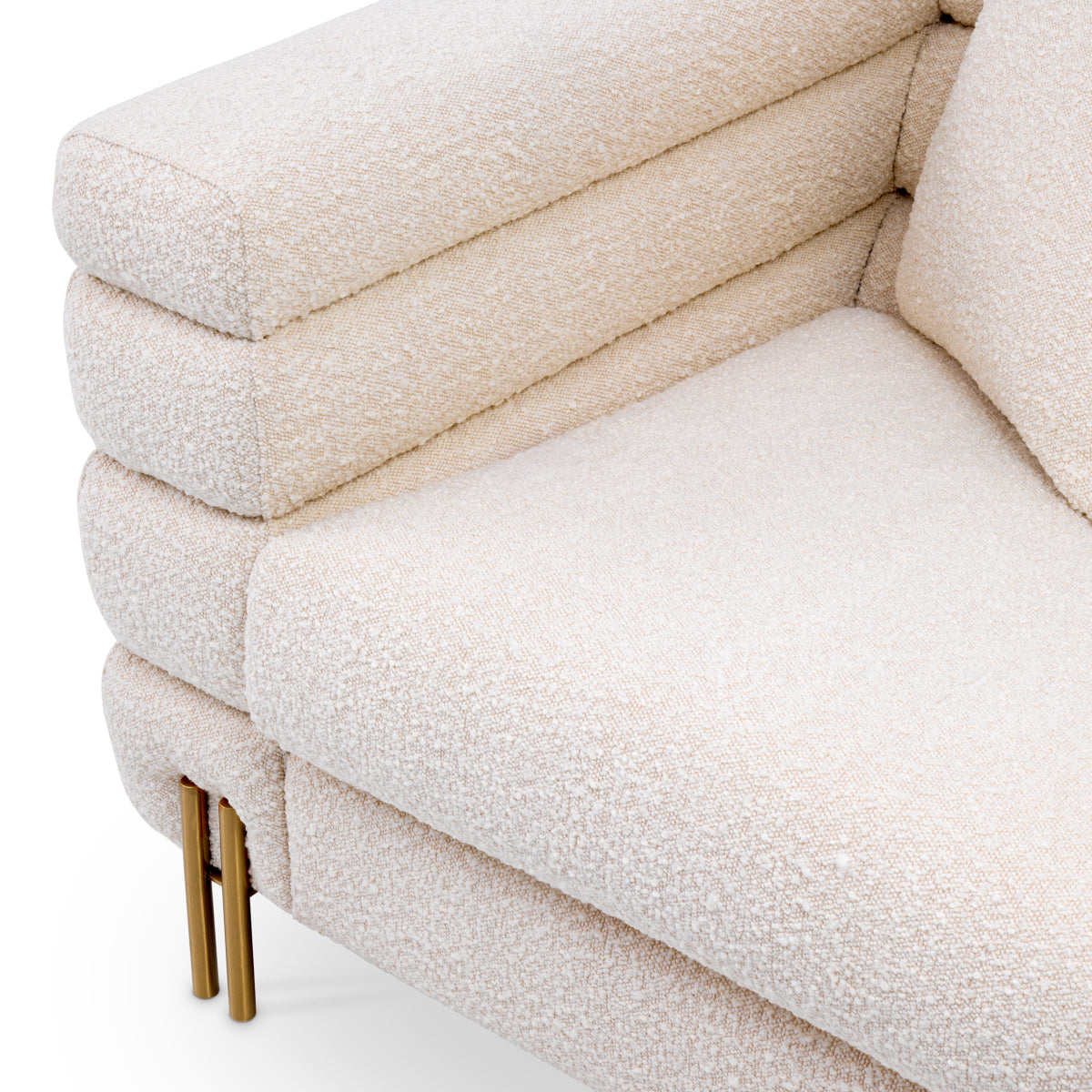 Eichholtz Living Chair York - BouclÃ© cream House of Isabella UK