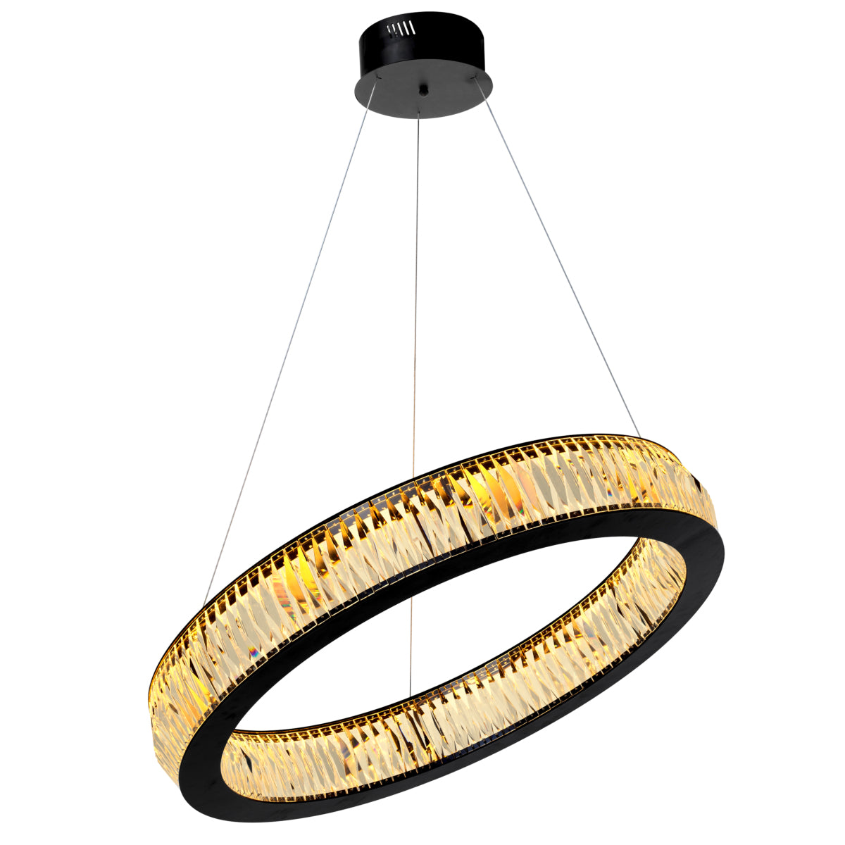 Eichholtz Lighting Chandelier Round Crystal Vancouver Large House of Isabella UK