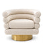 Eichholtz Living Swivel Chair Maguire Bouclé Cream House of Isabella UK