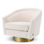 Eichholtz Living Swivel Chair Catene - Boucle Cream House of Isabella UK