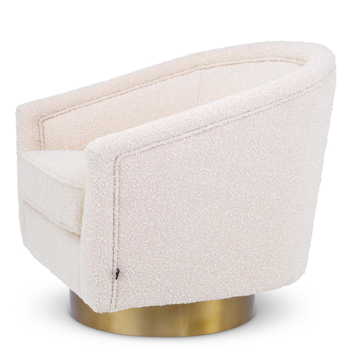 Eichholtz Living Swivel Chair Catene - Boucle Cream House of Isabella UK