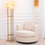 Eichholtz Living Swivel Chair Felix Boucle Cream House of Isabella UK