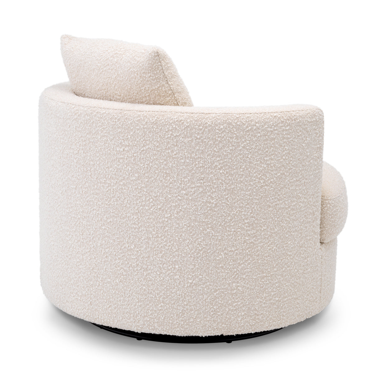 Eichholtz Living Swivel Chair Felix Boucle Cream House of Isabella UK