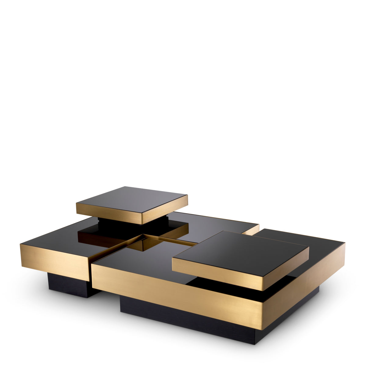 Eichholtz Living Coffee Table Nio Set Of 4 Brass House of Isabella UK