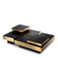 Eichholtz Living Coffee Table Nio Set Of 4 Brass House of Isabella UK