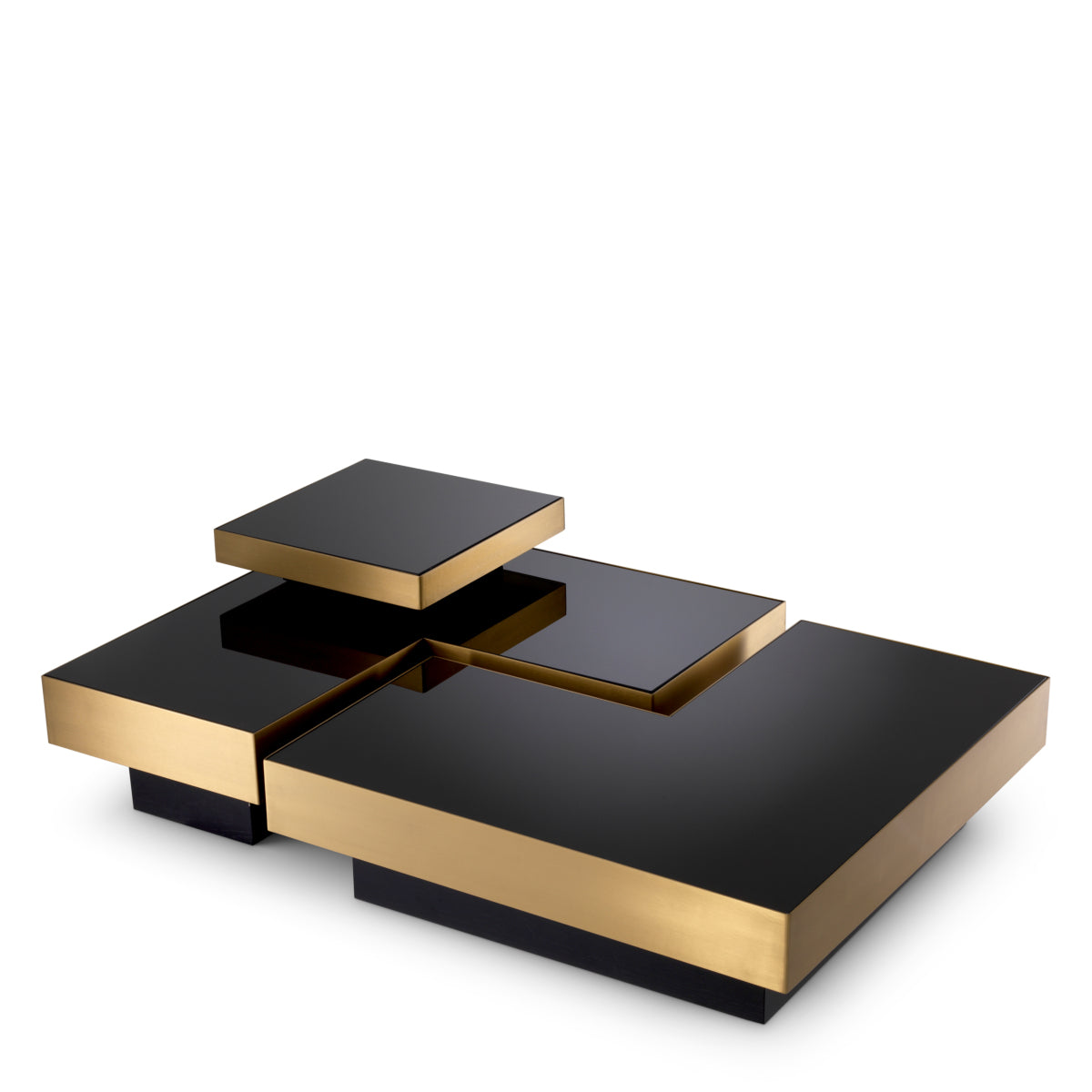 Eichholtz Living Coffee Table Nio Set Of 4 Brass House of Isabella UK