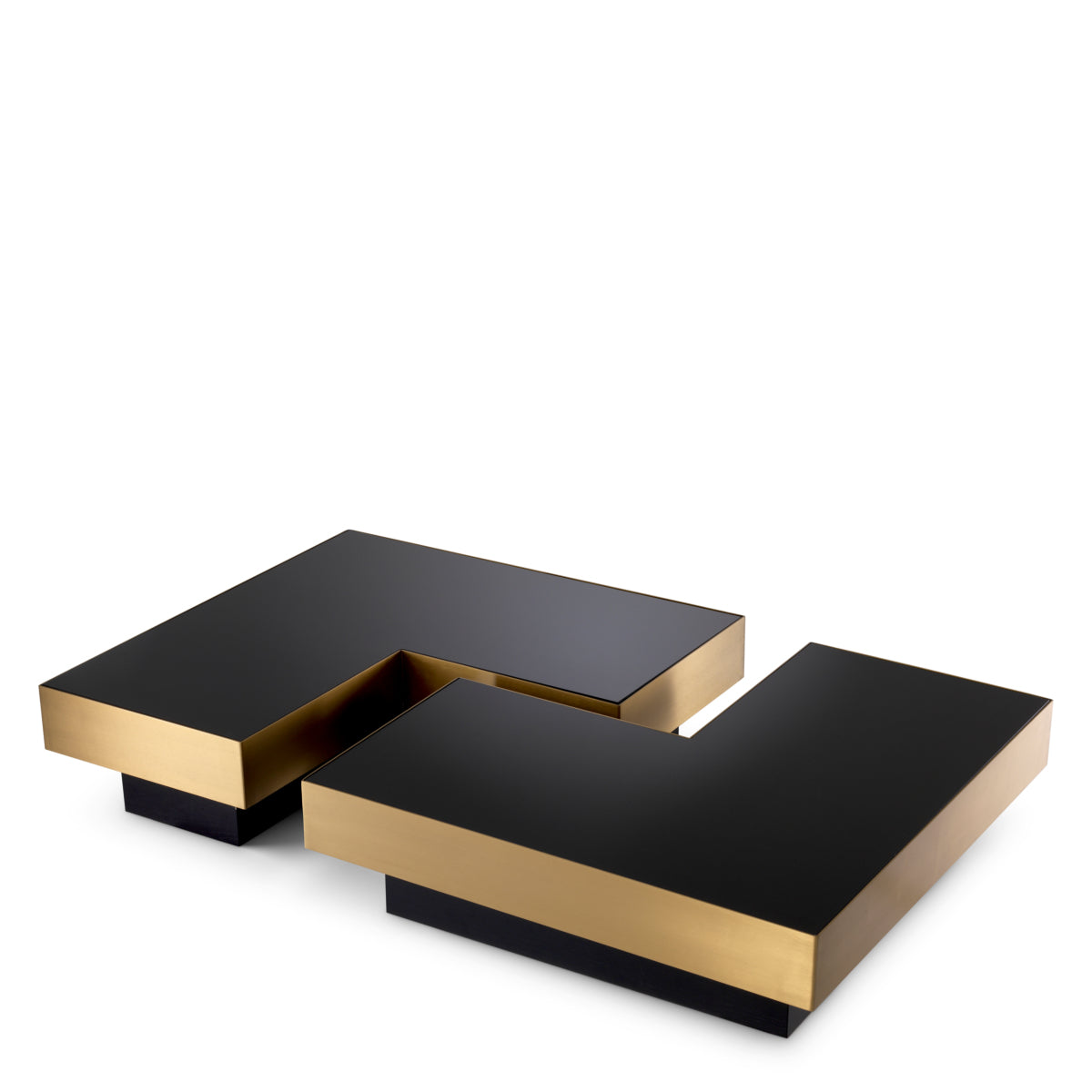 Eichholtz Living Coffee Table Nio Set Of 4 Brass House of Isabella UK