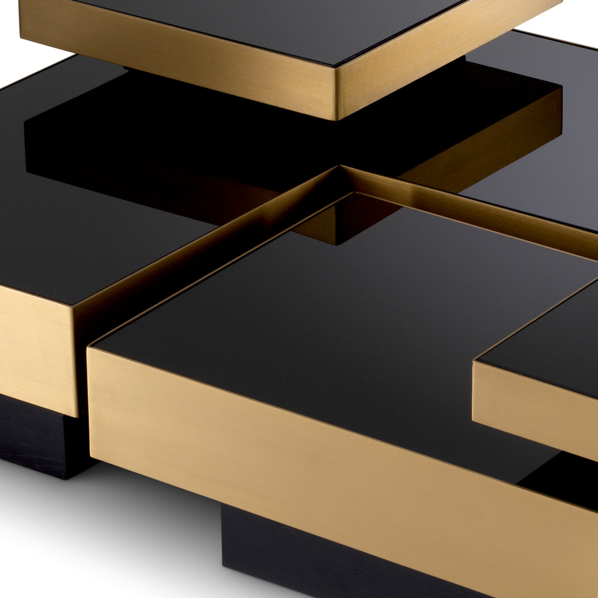 Eichholtz Living Coffee Table Nio Set Of 4 Brass House of Isabella UK