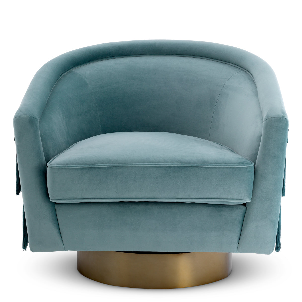 Eichholtz Living Swivel Chair Le Vante Blue House of Isabella UK