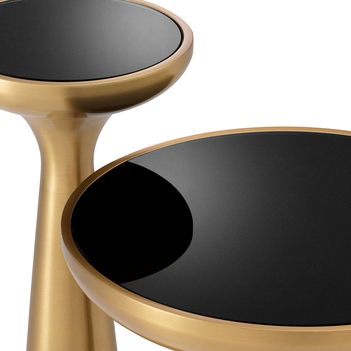 Eichholtz Living Side Table Lindos Low Brass House of Isabella UK