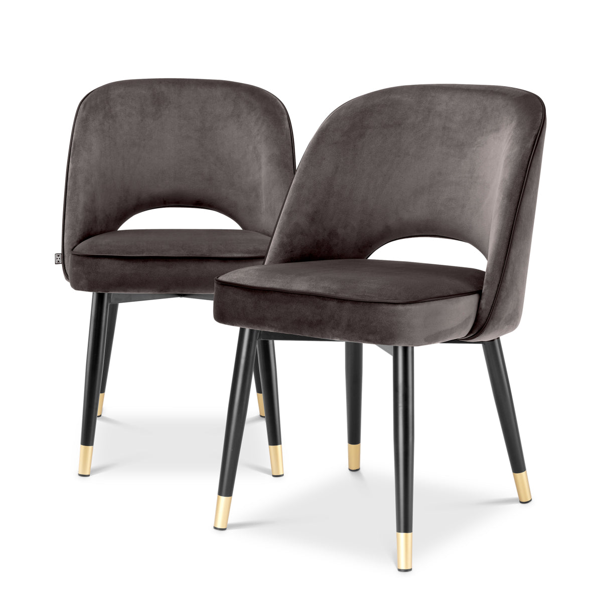 Eichholtz Dining Dining Chair Cliff set of 2 Grey House of Isabella UK
