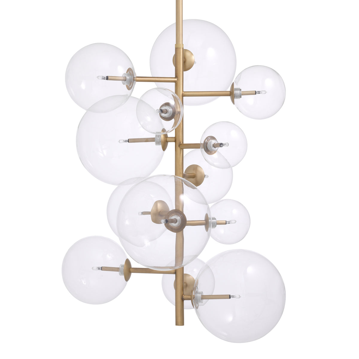 Eichholtz Lighting Chandelier Ezra Antique Brass House of Isabella UK