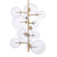 Eichholtz Lighting Chandelier Ezra Antique Brass House of Isabella UK