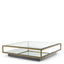 Eichholtz Living Coffee Table Tortona L Brushed Brass House of Isabella UK