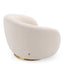 Eichholtz Living Swivel Chair Brice Bouclé Cream House of Isabella UK