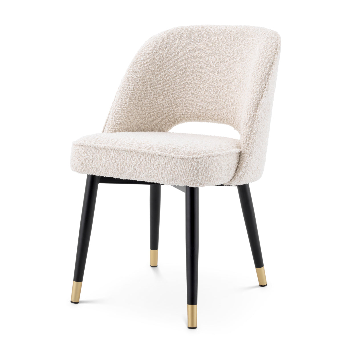 Eichholtz Dining Dining Chair Cliff set of 2 Bouclé cream House of Isabella UK
