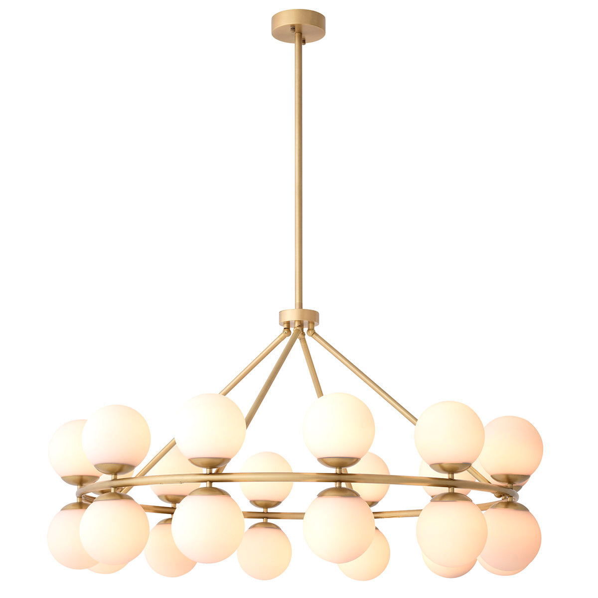 Eichholtz Lighting Chandelier Hutchinson Antique Brass House of Isabella UK