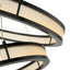 Eichholtz Lighting Chandelier Damien Double Bronze & Frosted Glass House of Isabella UK
