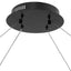 Eichholtz Lighting Chandelier Damien XL Bronze & Frosted Glass House of Isabella UK