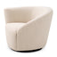 Eichholtz Living Swivel Chair Colin left Pausa natural | black swivel base House of Isabella UK